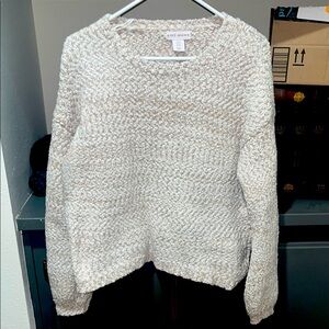Súper cozy YET AGAIN sweatshirt. XL cream color